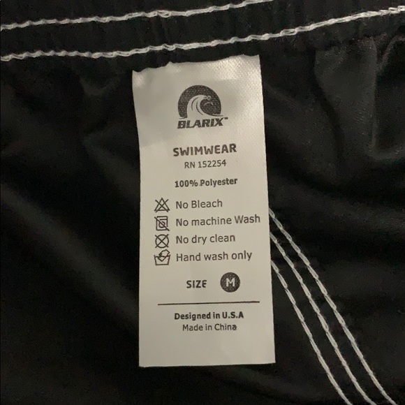 Black “GUARD” Swim Shorts - Picture 3 of 3